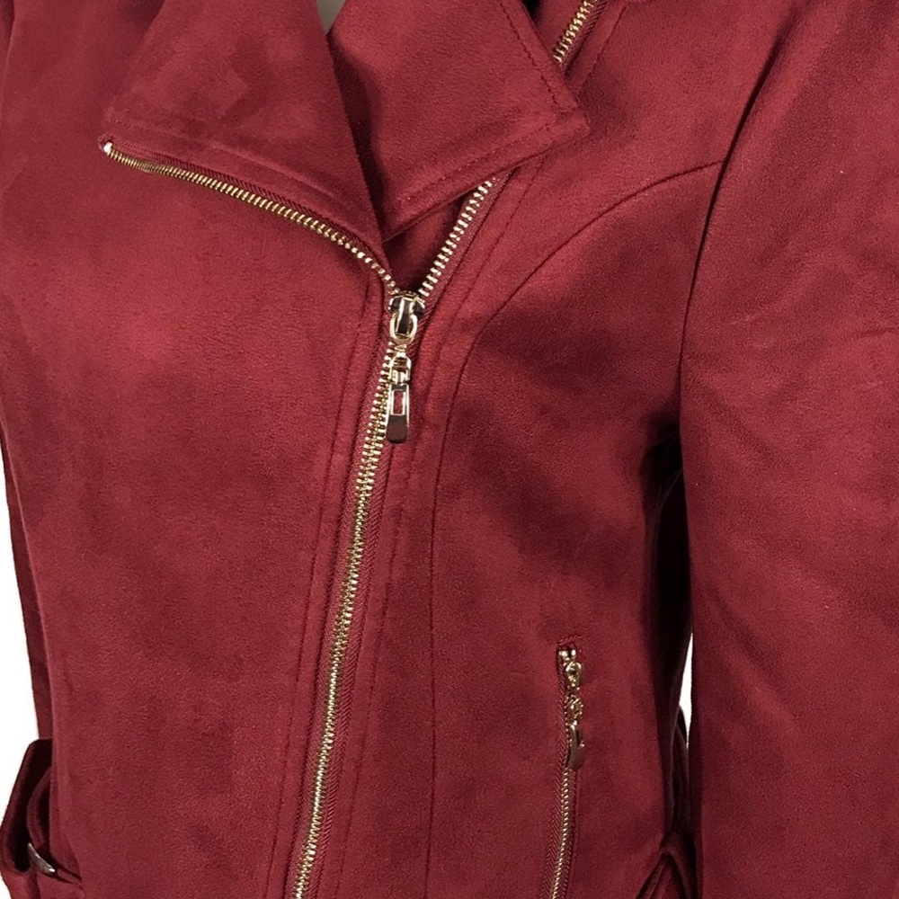 Brand new Romeo & Juliet couture Maroon suede jacket - Picture 5 of 6